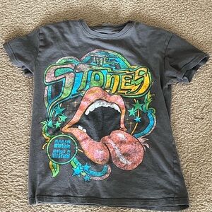 The Rolling Stones Graphic Tee in Gray